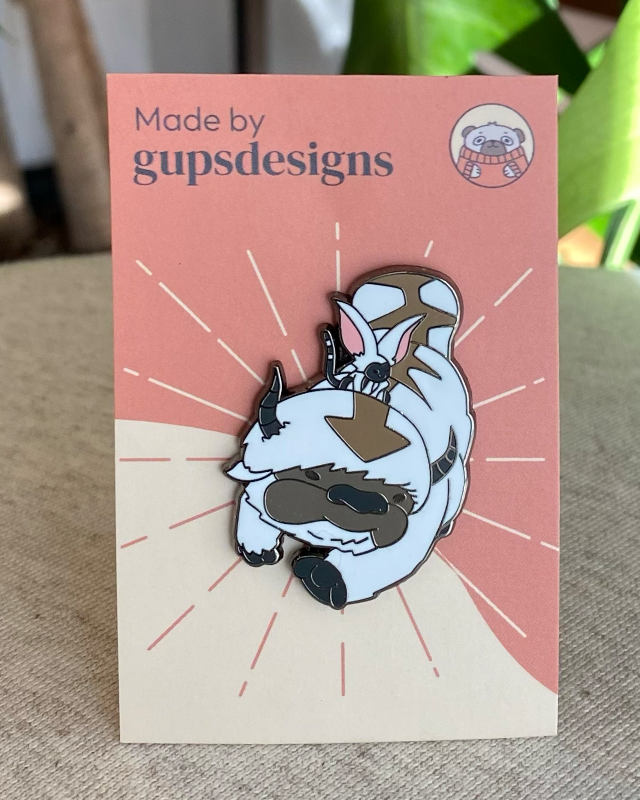 ATLA Pins - Bison and Lemur
