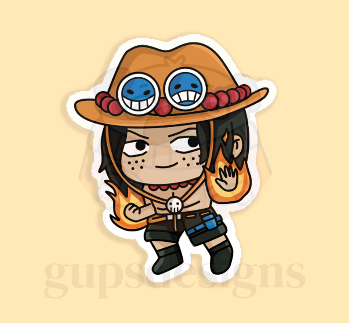 Pirates Sticker - Fire Guy