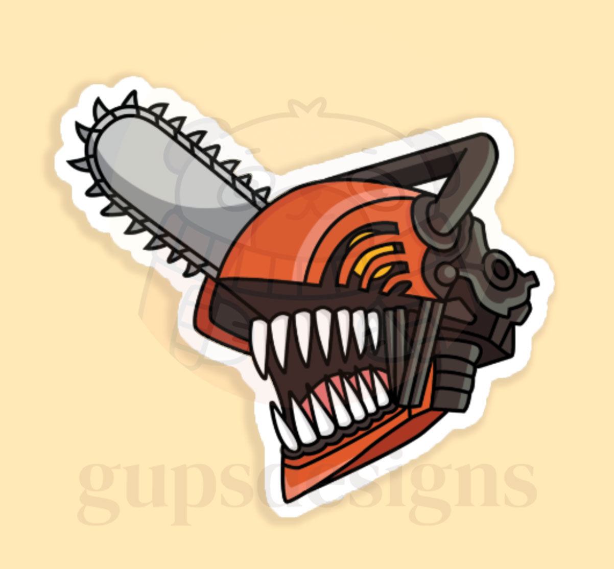 CSM Sticker - Chainsaw Head