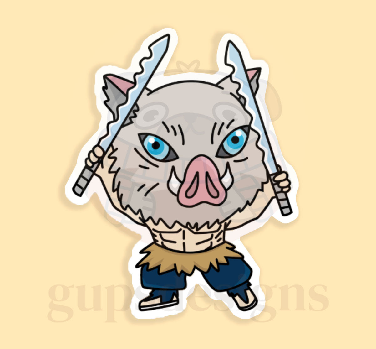KNY Sticker - Boar Guy