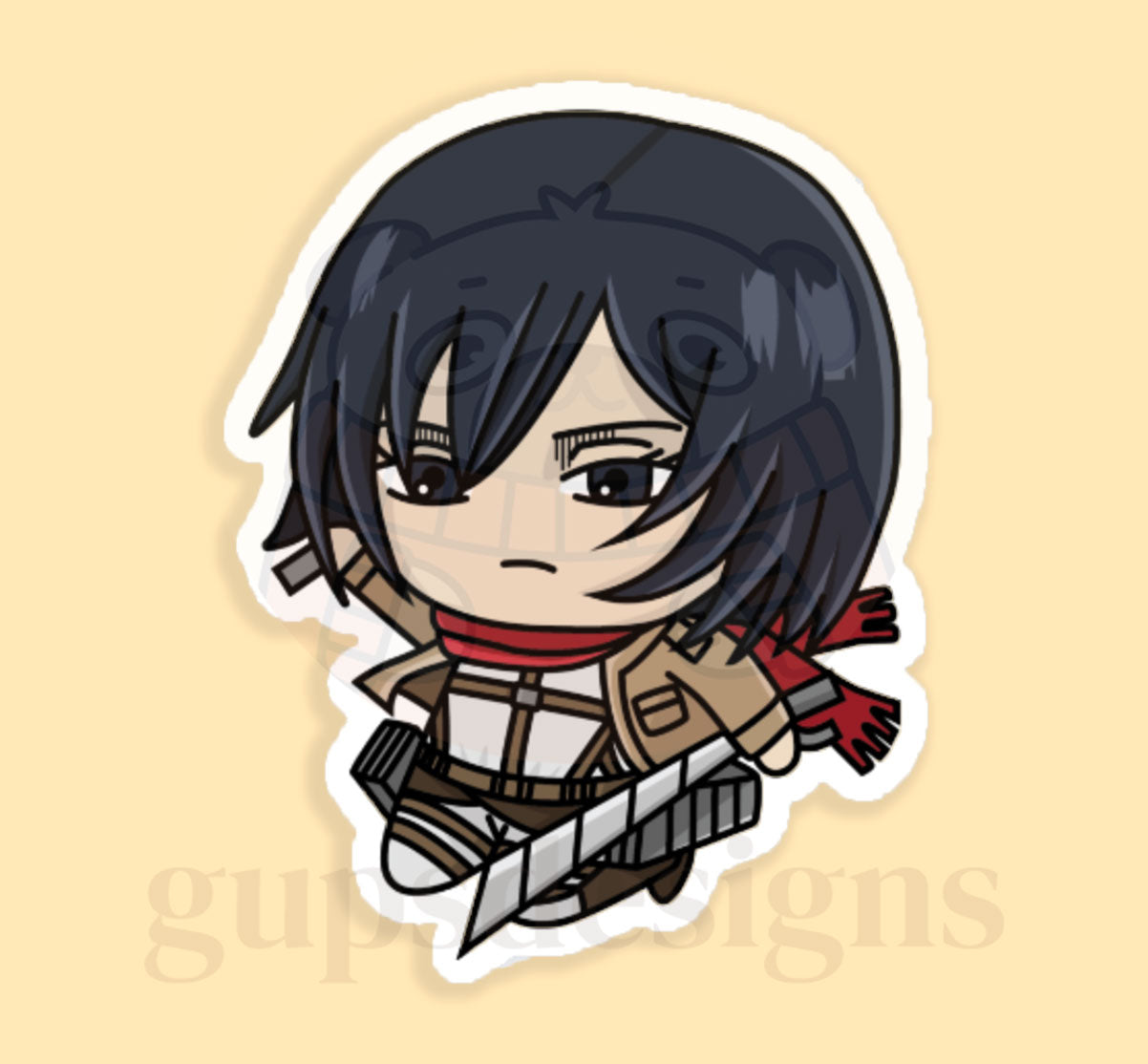 AOT Sticker - Girl Soldier