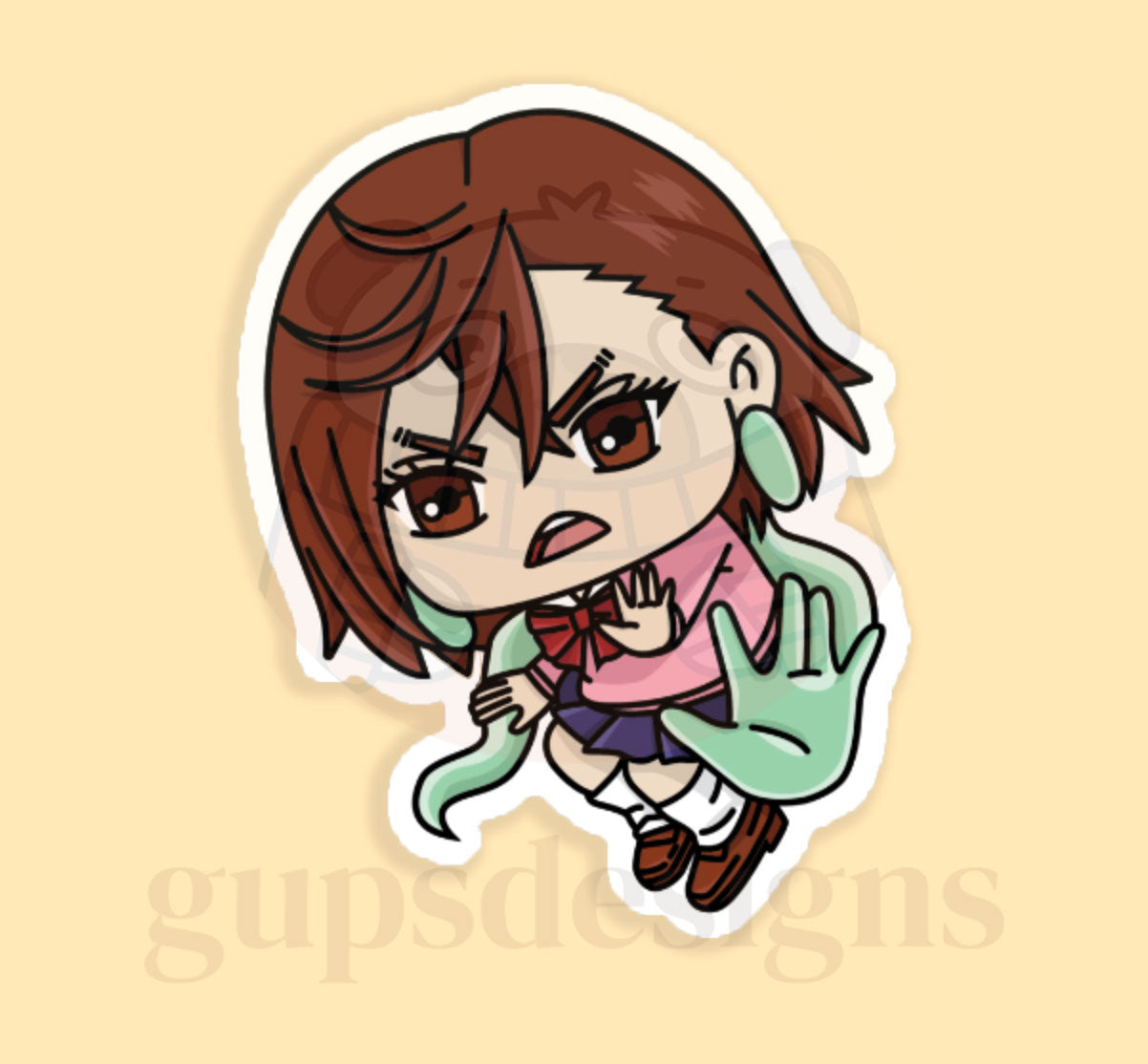 Aliens x Occult Sticker - Psychic Girl