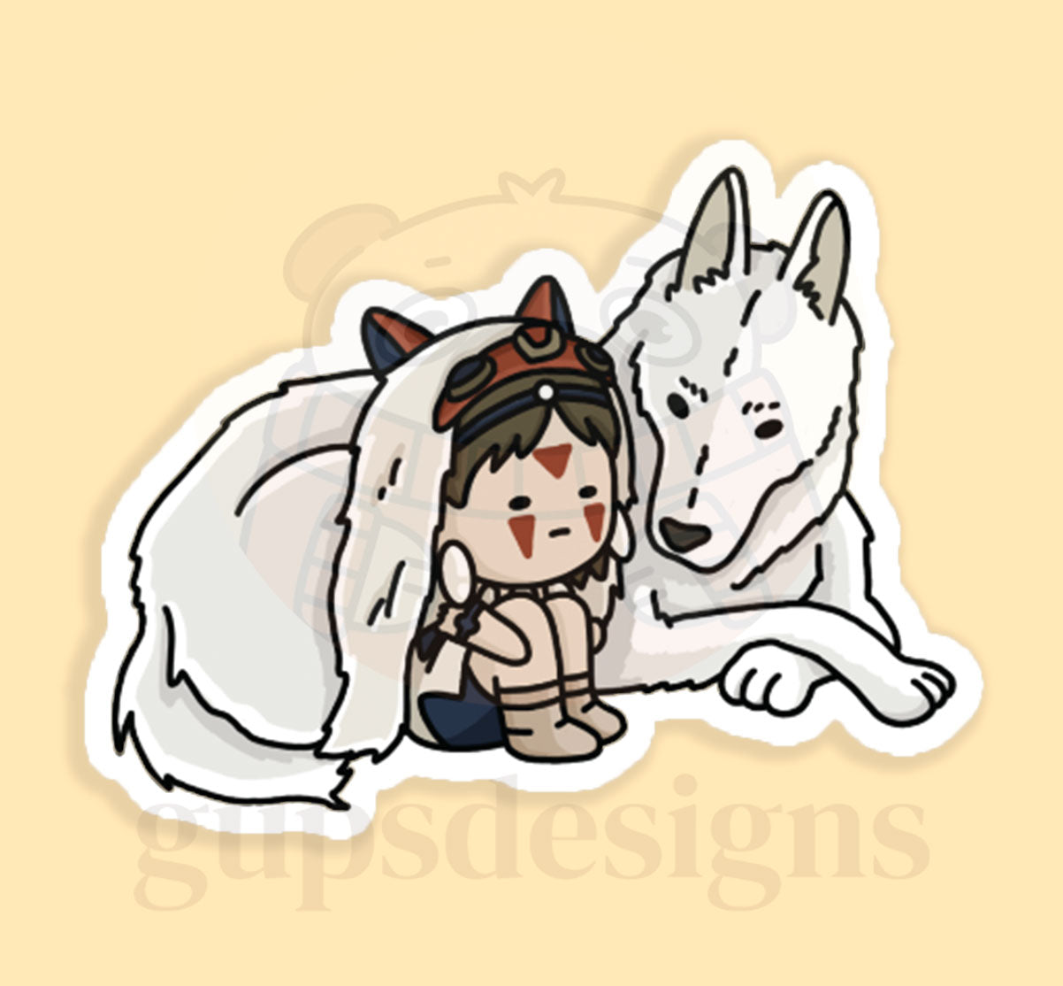 Best Friends Sticker Collection - Princess and Wolf