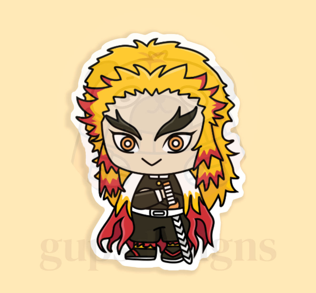 KNY Sticker - Fire Guy