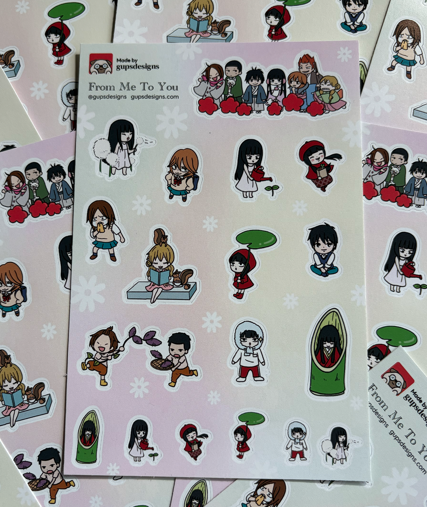 From Me to You Sticker Sheet