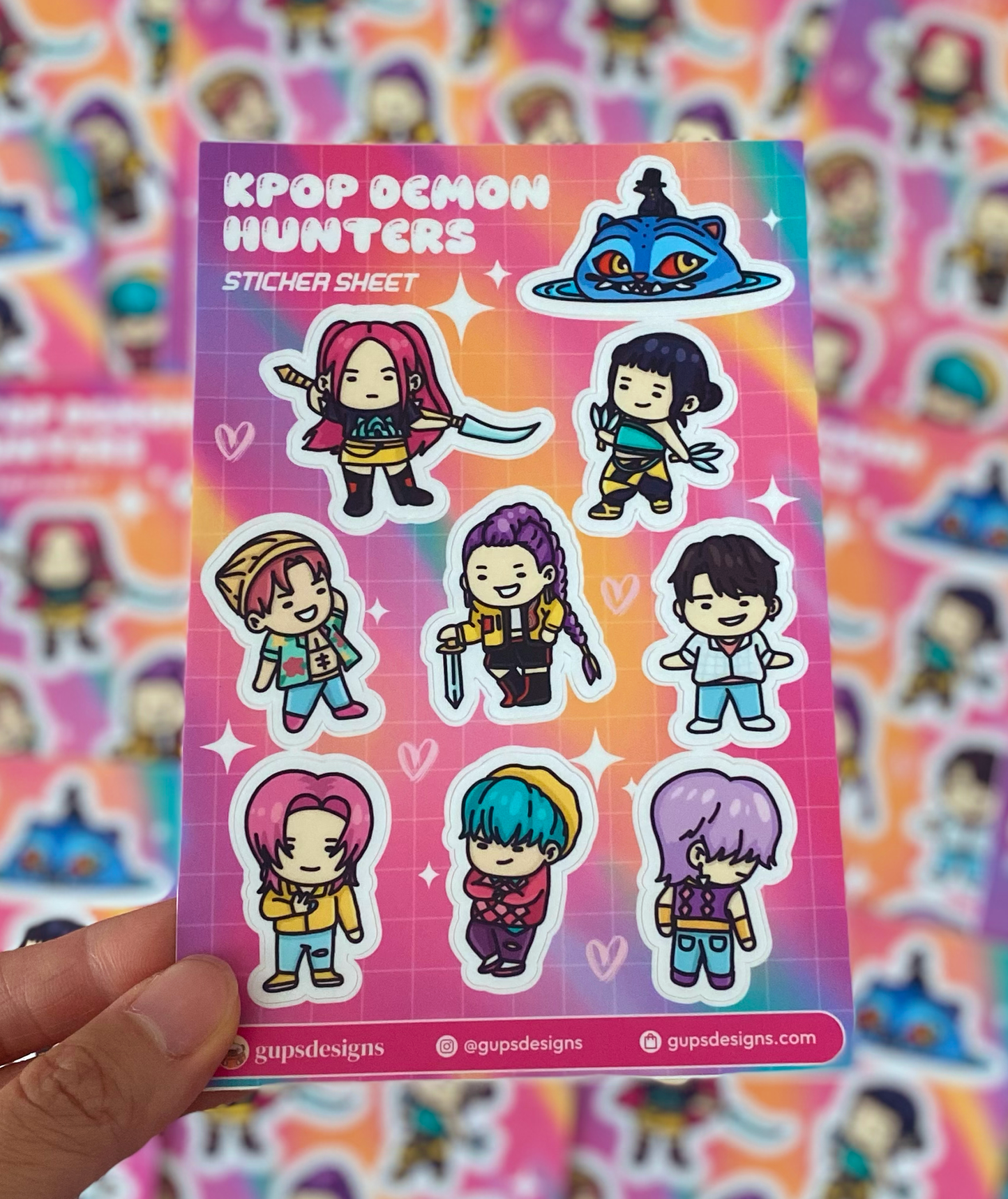 Kpop Sticker Sheet