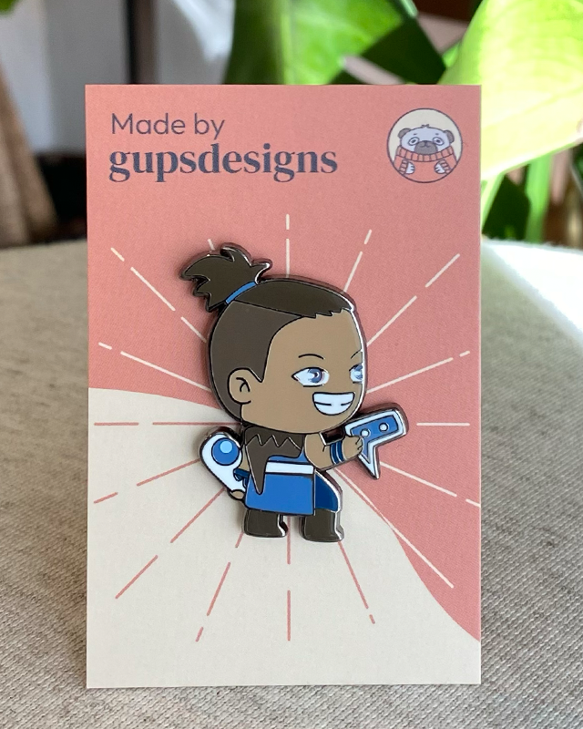 ATLA Pins - Water Tribe Warrior