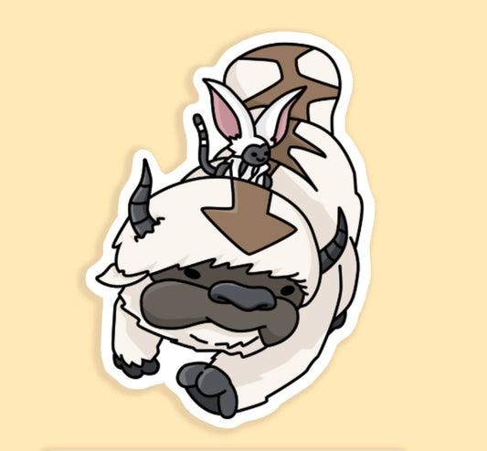 ATLA Sticker Collection - Appa and Momo