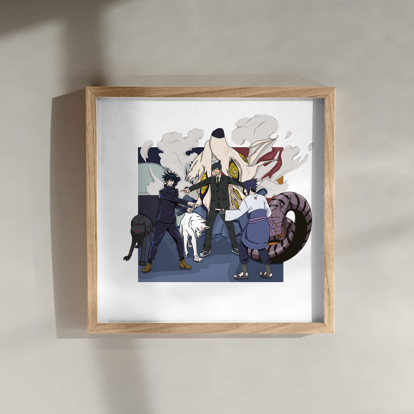 Megumi X Sasuke X Aki Art Print