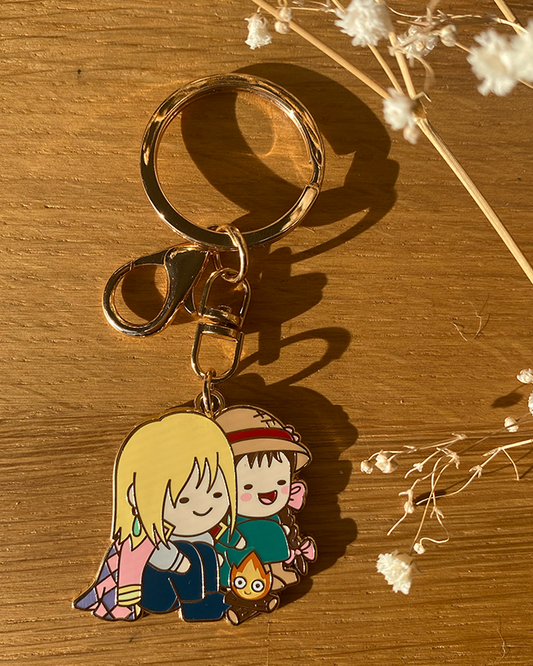 BFF Keychain - Wizard and Girl