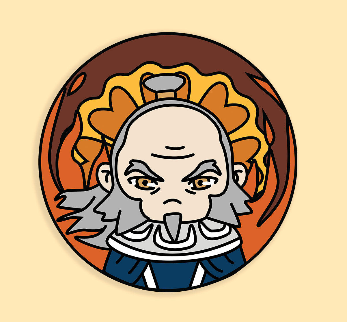 ATLA Sticker Collection - White Lotus Iroh