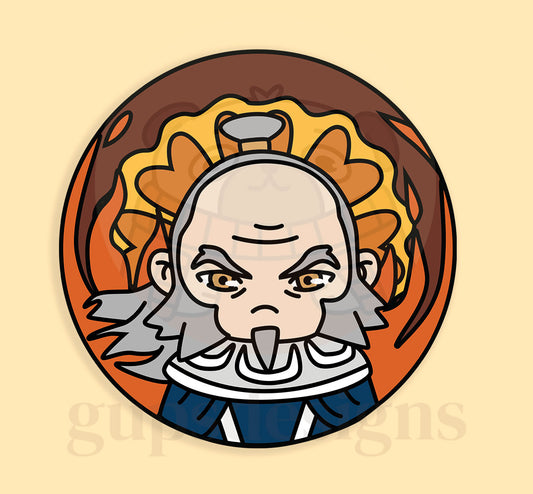 ATLA Sticker Collection - White Lotus Iroh