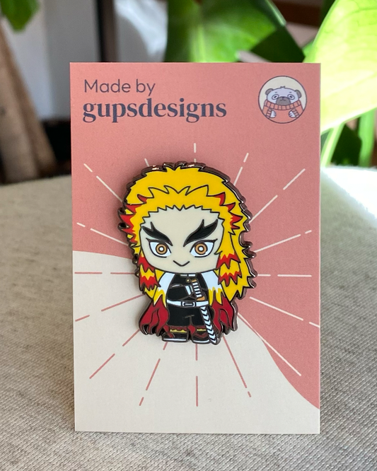 KNY Pins - Rengoku