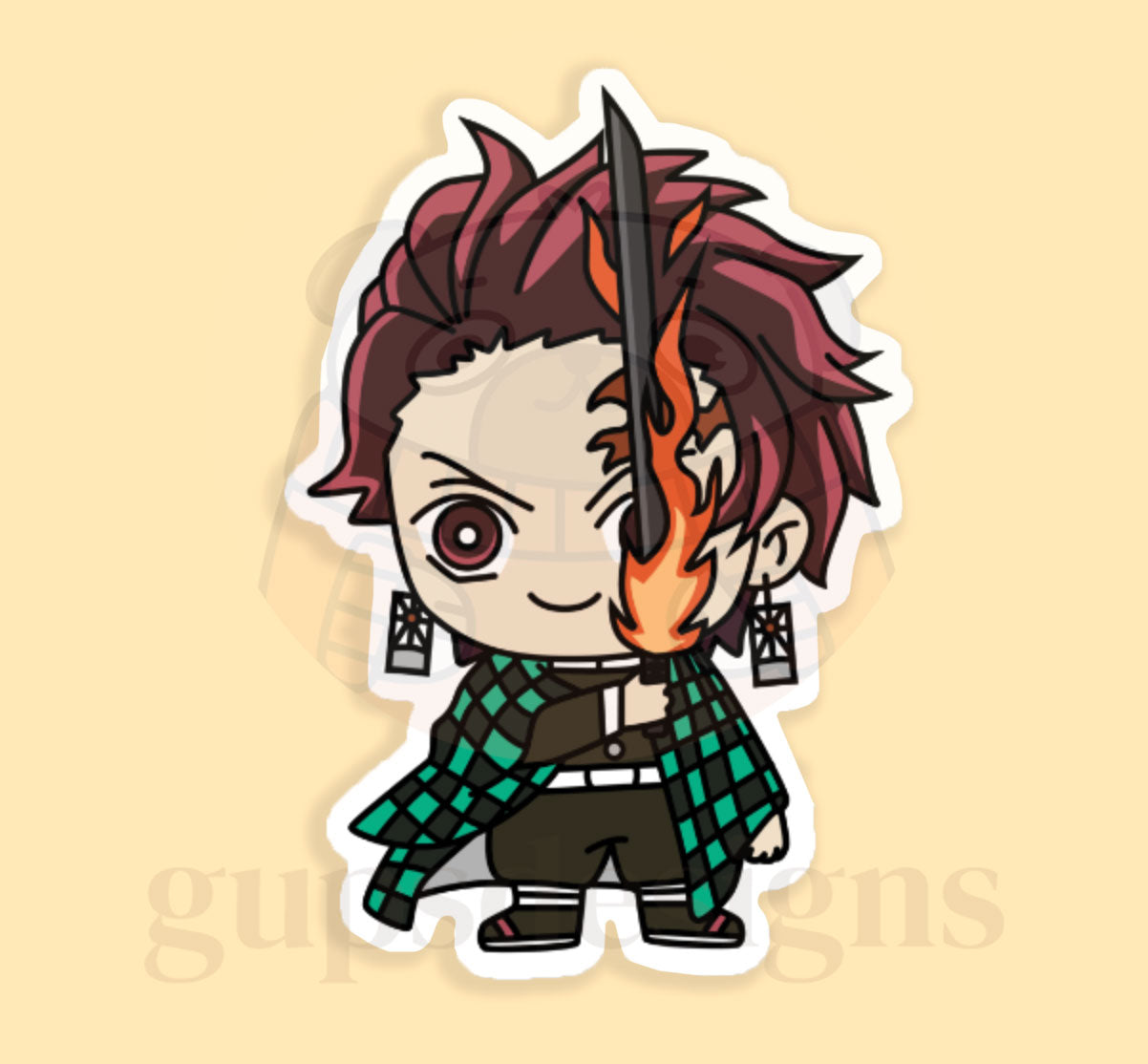 KNY Sticker Collection - Tanjiro