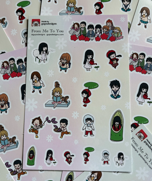 From Me to You Sticker Sheet